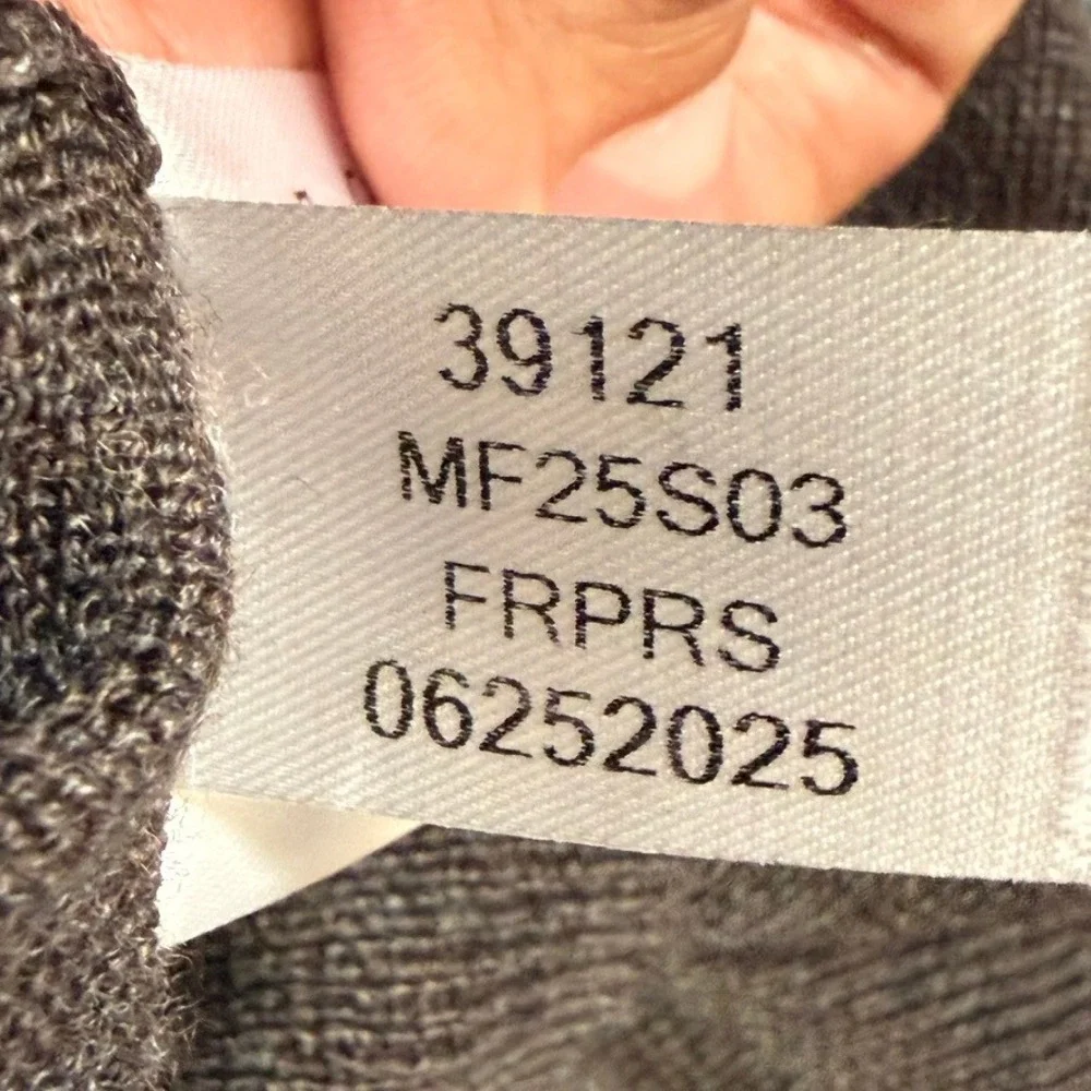 Peter Millar Mens‎ Autumn Crest Brown Merino Wool Lyocell Quarter Zip Sweater L
